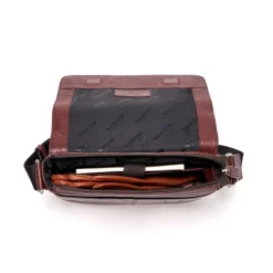 LLOYD C23-12001-OI MESSENGER BAG DARK BROWN