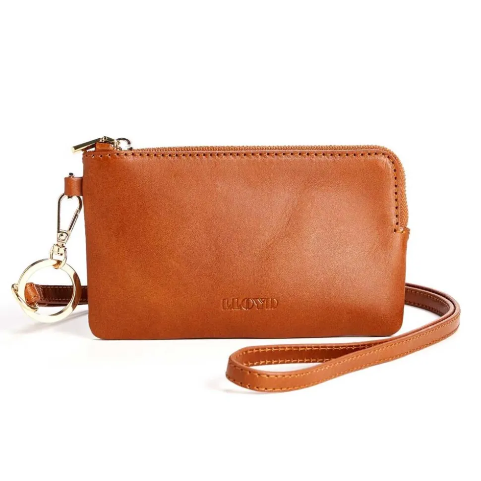LLOYD D23-21001-OG Zip Case COGNAC