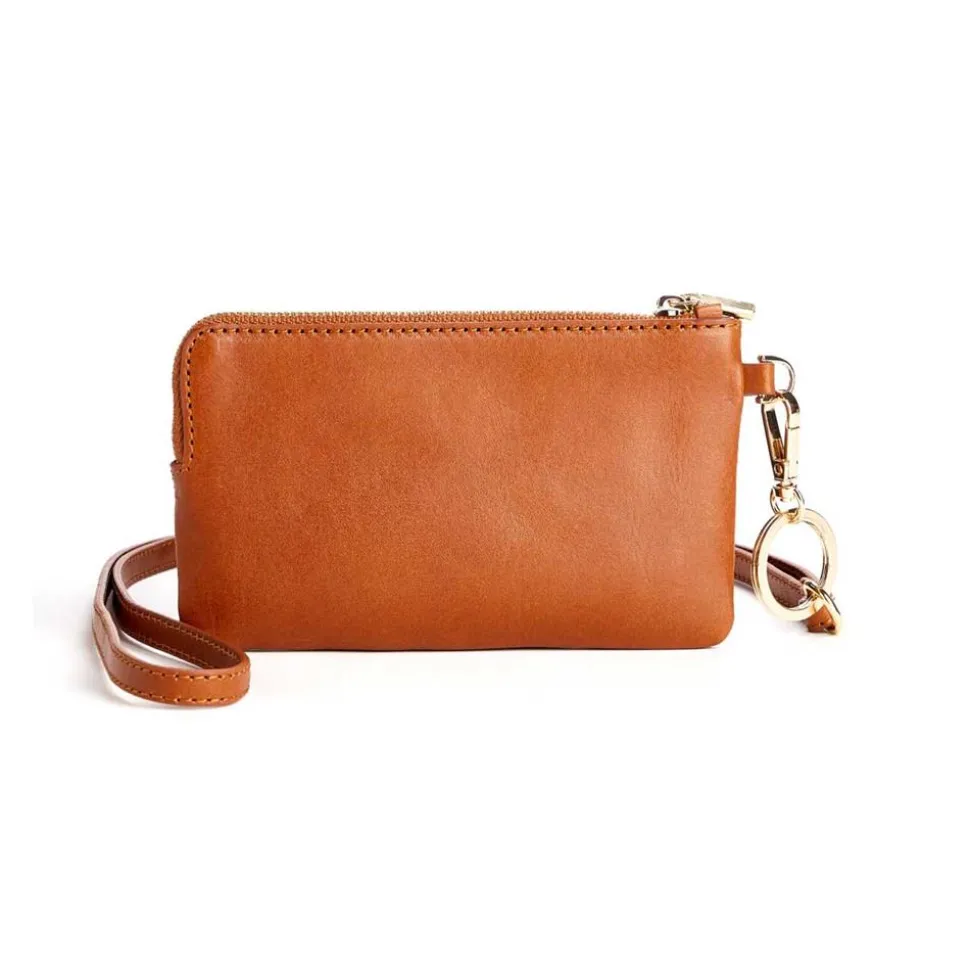 LLOYD D23-21001-OG Zip Case COGNAC