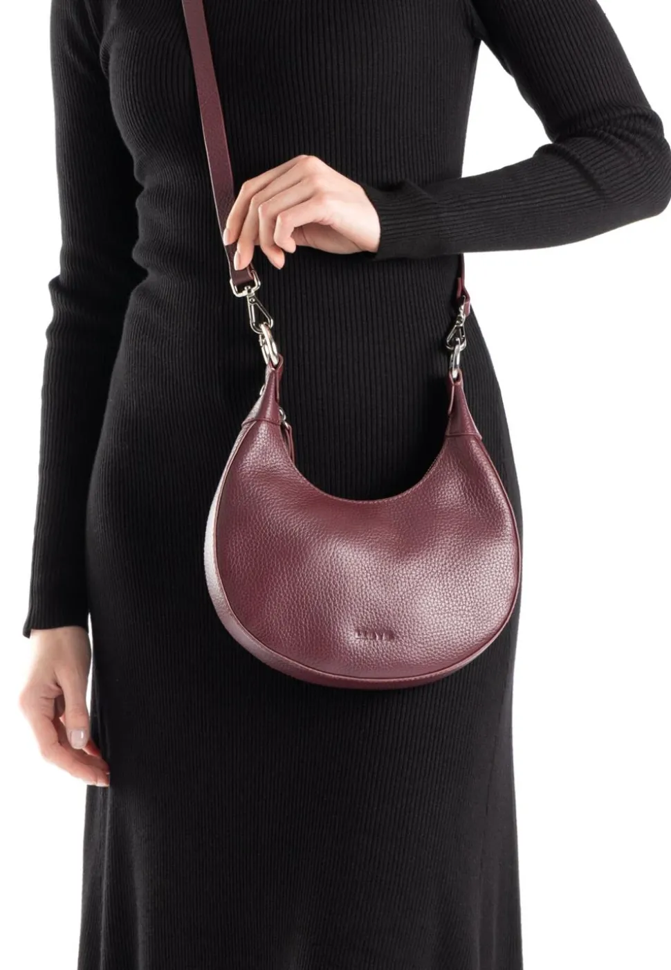 LLOYD D24-11010-OP Moon Bag BORDEAUX
