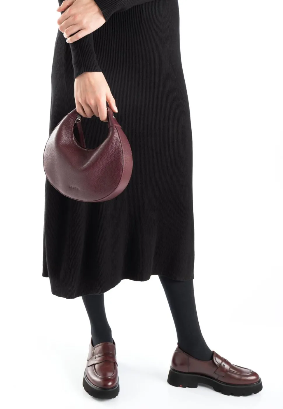 LLOYD D24-11010-OP Moon Bag BORDEAUX